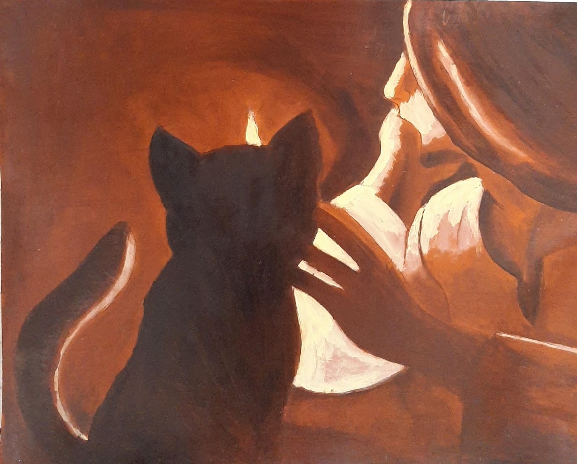 Les Peintres Femmes Entre Ombre Et Lumière peinture en ombre et lumiere part cecile poulain de thezan